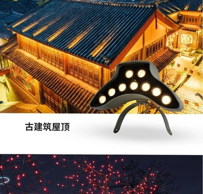 仿古瓦楞灯