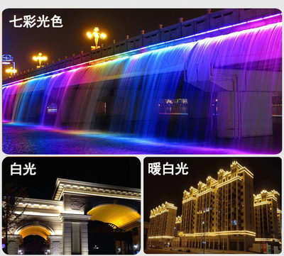 三门峡线条灯亮化